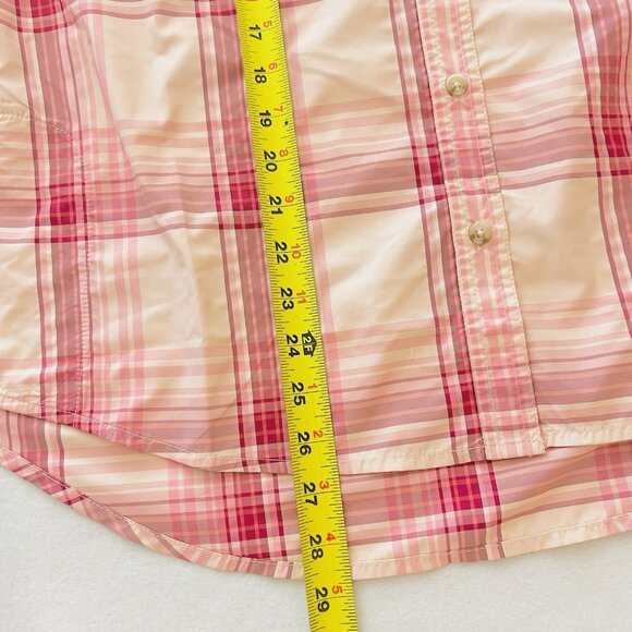 Eddie Bauer Women’s Short Sleeve Adventure Pink Shirt Size L Buttons NWT $54.99 - Picture 13 of 13